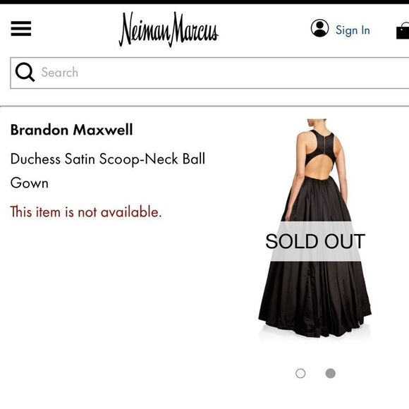 RACERBACK Ball Prom Gown Mikado Special Event Size 11 by Sequin Hearts NWT - Picture 11 of 16